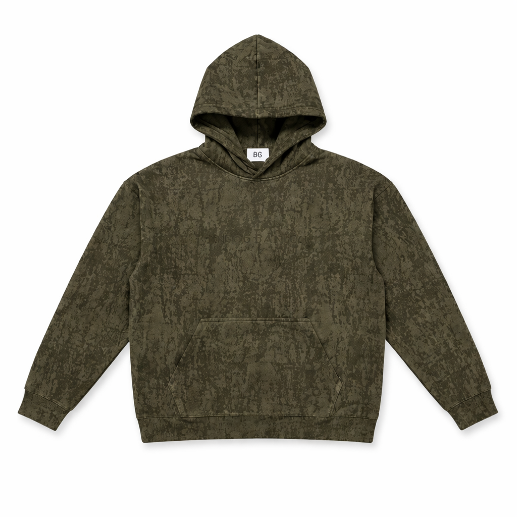 Hoodie Marron Avec scratch/ What binds us can't be seen. Only felt