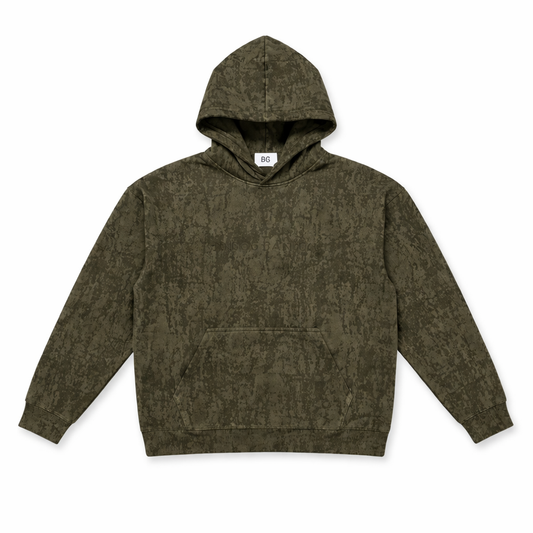 Hoodie Marron Avec scratch/ What binds us can't be seen. Only felt